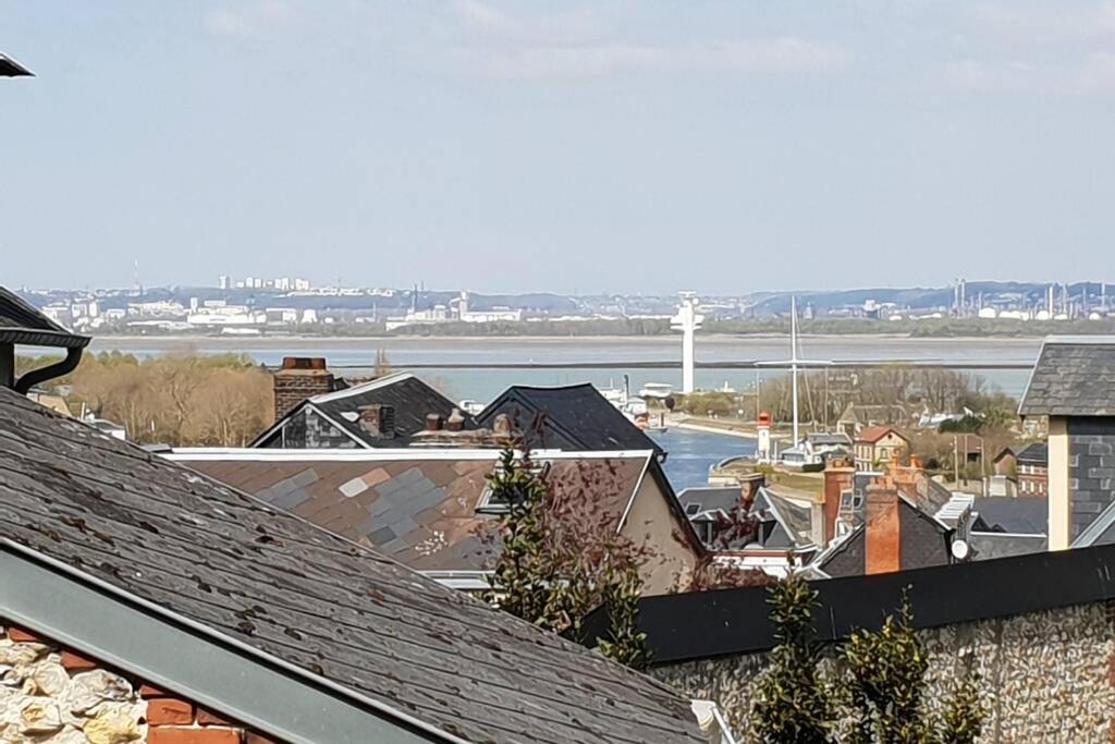 Appartamento Le Longchamp Honfleur Esterno foto