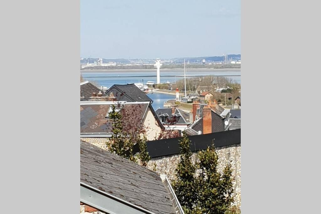 Appartamento Le Longchamp Honfleur Esterno foto